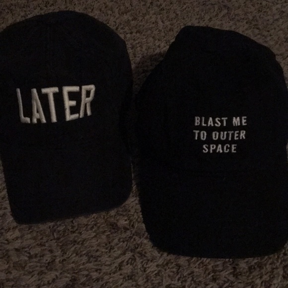 Bundle of Two Black Caps - Picture 1 of 2